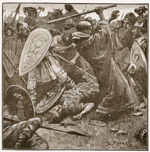 Le roi-moine est tombé dans la déroute de ses anciens sujets d